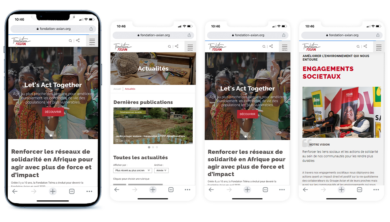 Valorisation des actions humanitaires et de l’impact social de la Fondation AXIAN